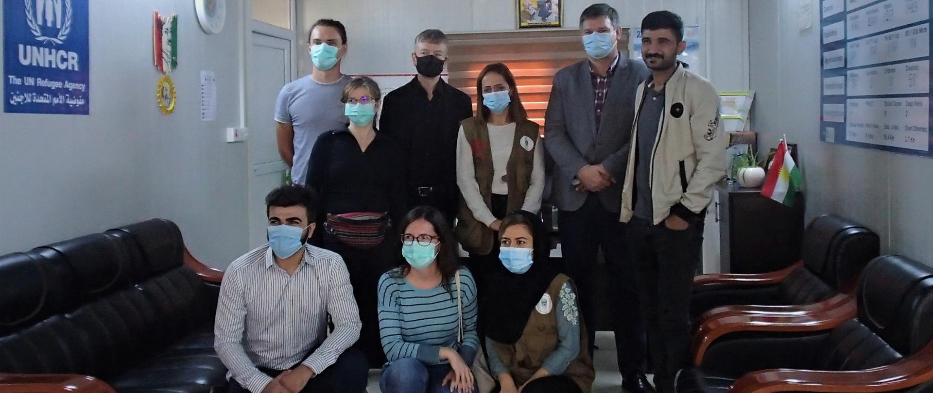 Pożegnanie STEP-IN w obozie Dawoodia 