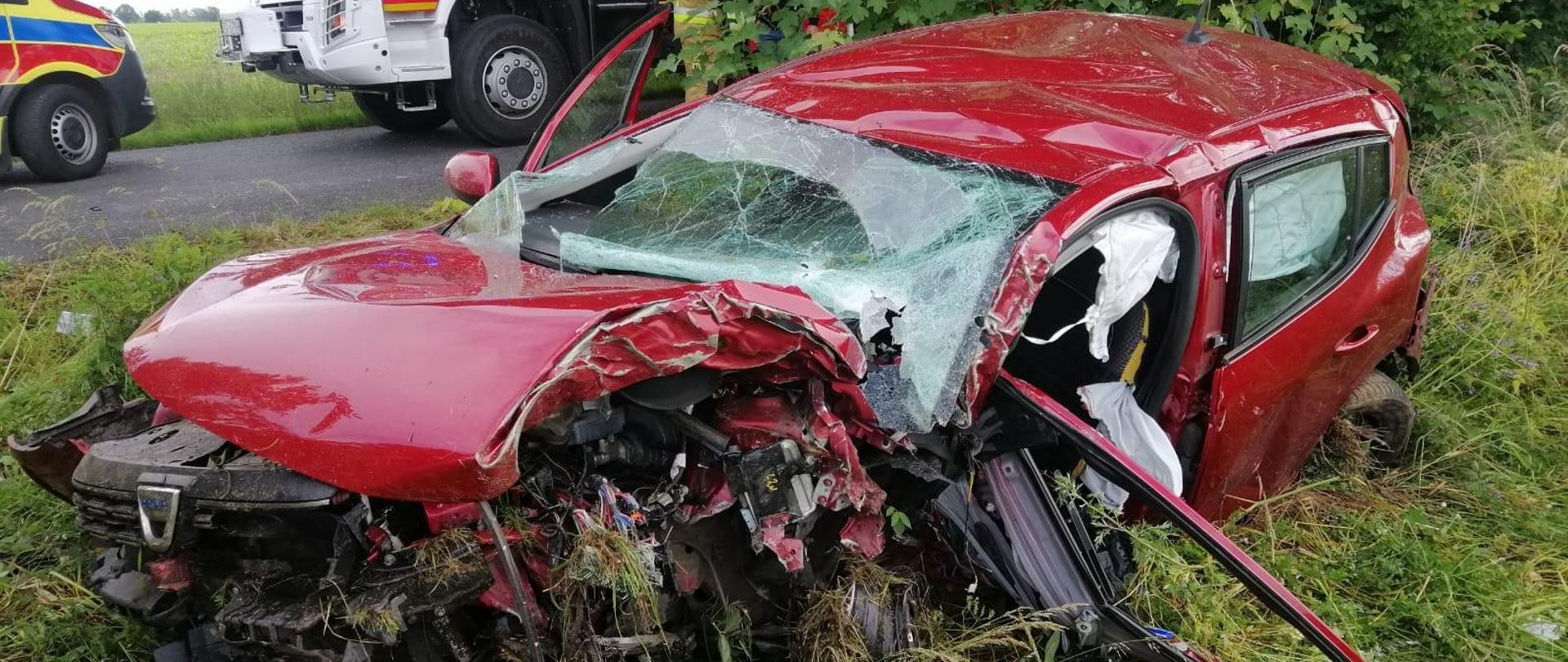 Zdarzenie drogowe w okolicach Osowa