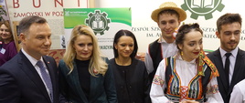 Prezydent z wystawcami