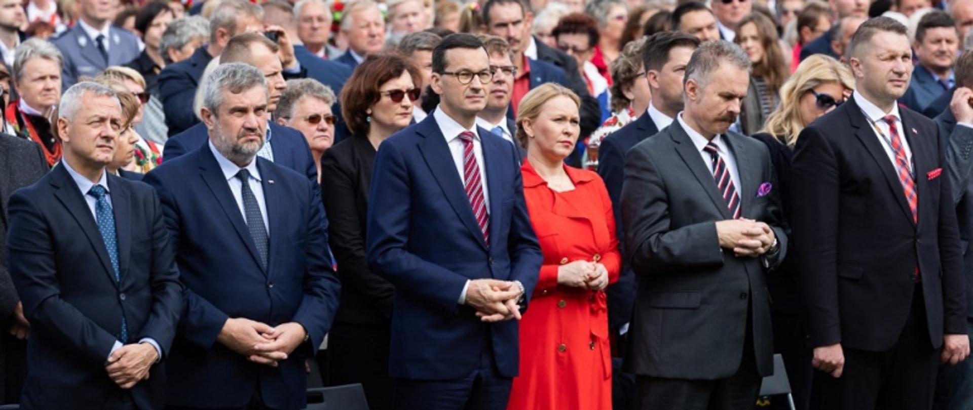Minister J.K. Ardanowski podczas obchodów święta "Wdzięczni Polskiej Wsi" (fot. KPRM)
