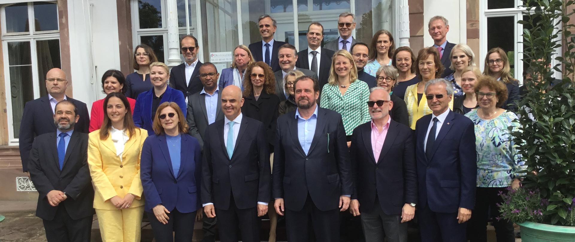 Nieformalne spotkanie szefów misji UE akredytowanych przy Radzie Europy. 