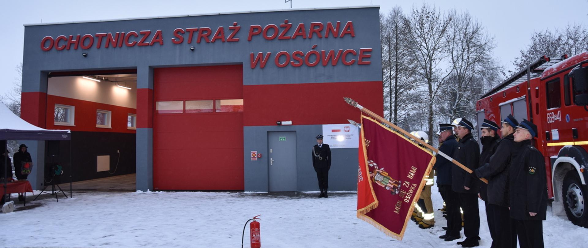 Zdjęcie przedstawia nową strażnice 