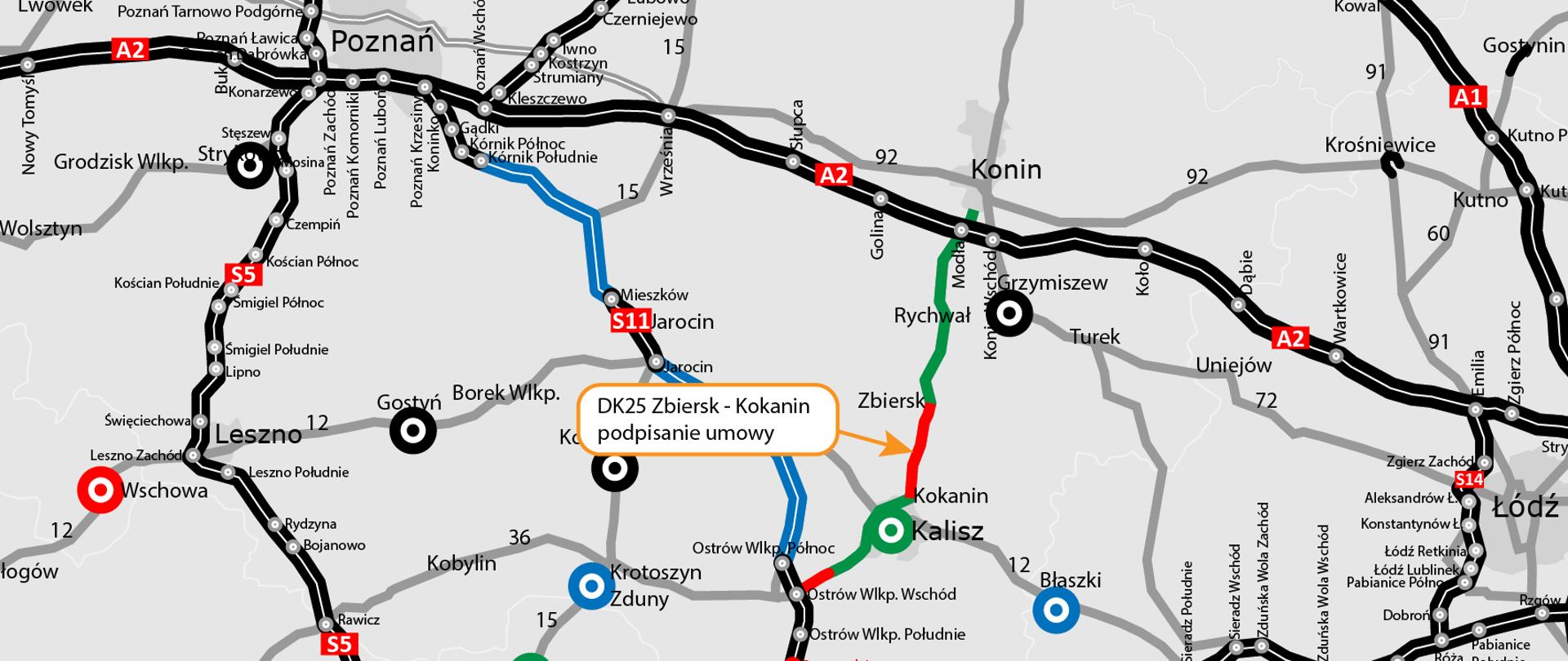 DK25 Zbiersk - Kokanin