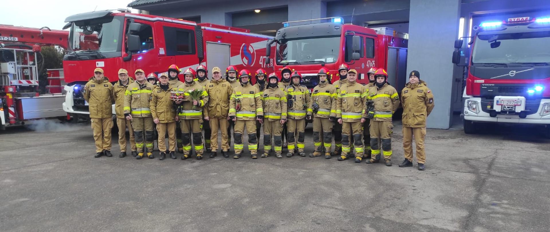 Pożegnanie ze służbą st. ogn. Mariusza Porowskiego