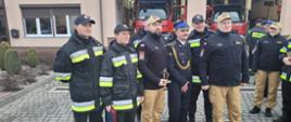 Pożegnanie strażaka odchodzącego na zaopatrzenie emerytalne