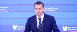 Konferencja prasowa Rzecznika Rządu Adama Szłapki po Radzie Ministrów