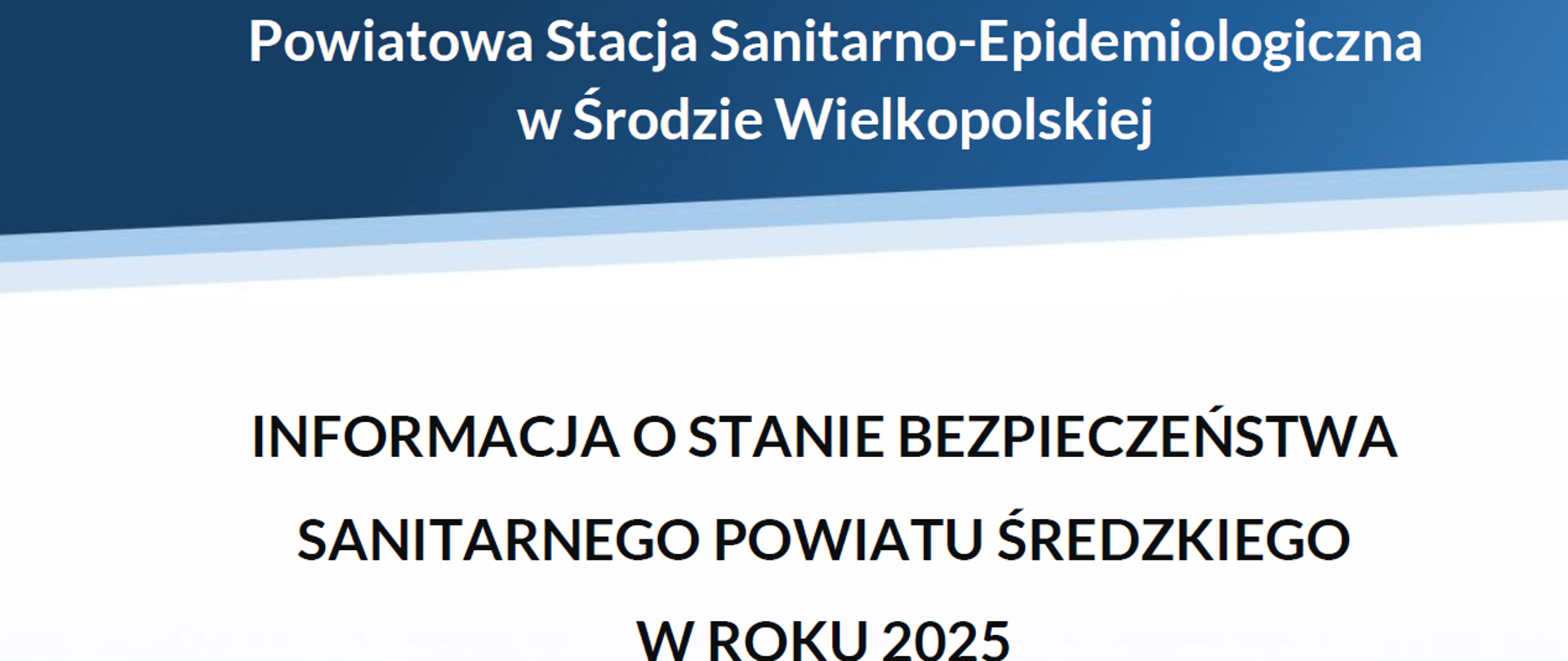 ocena stanu sanitarnego powiatu średzkiego