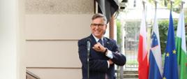 Ambasador RP Krzysztof Olendzki podczas ceremonii upamiętniającej Vojeslava Mole