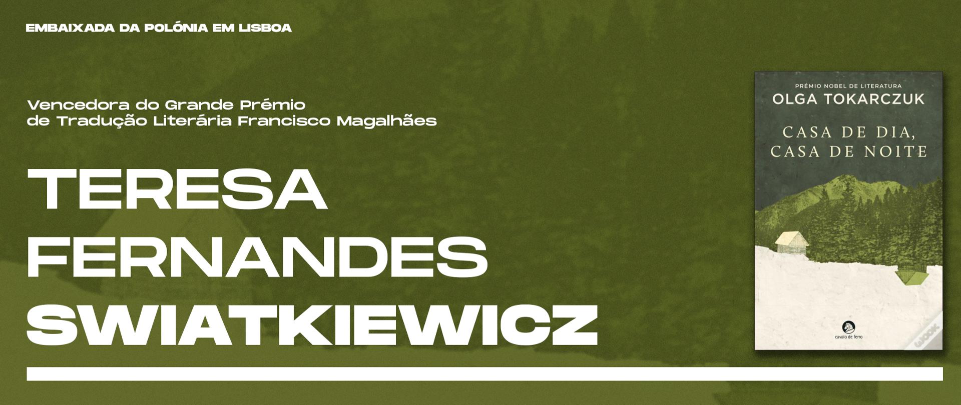 Teresa Fernandes Swiatkiewicz prémio de tradução literária