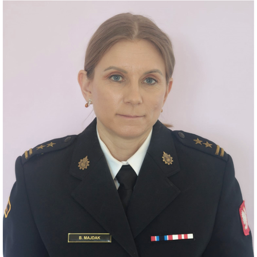 Zastępca Komendanta Powiatowego PSP w Opatowie bryg. mgr inż. Barbara Majdak