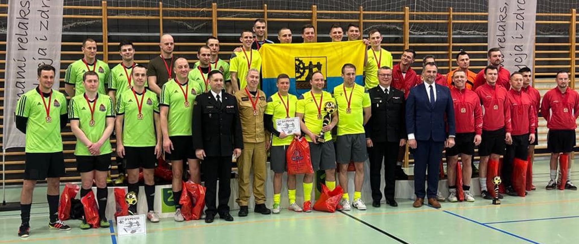 Komenda Miejska PSP w Katowicach mistrzem Śląska strażaków w Futsalu