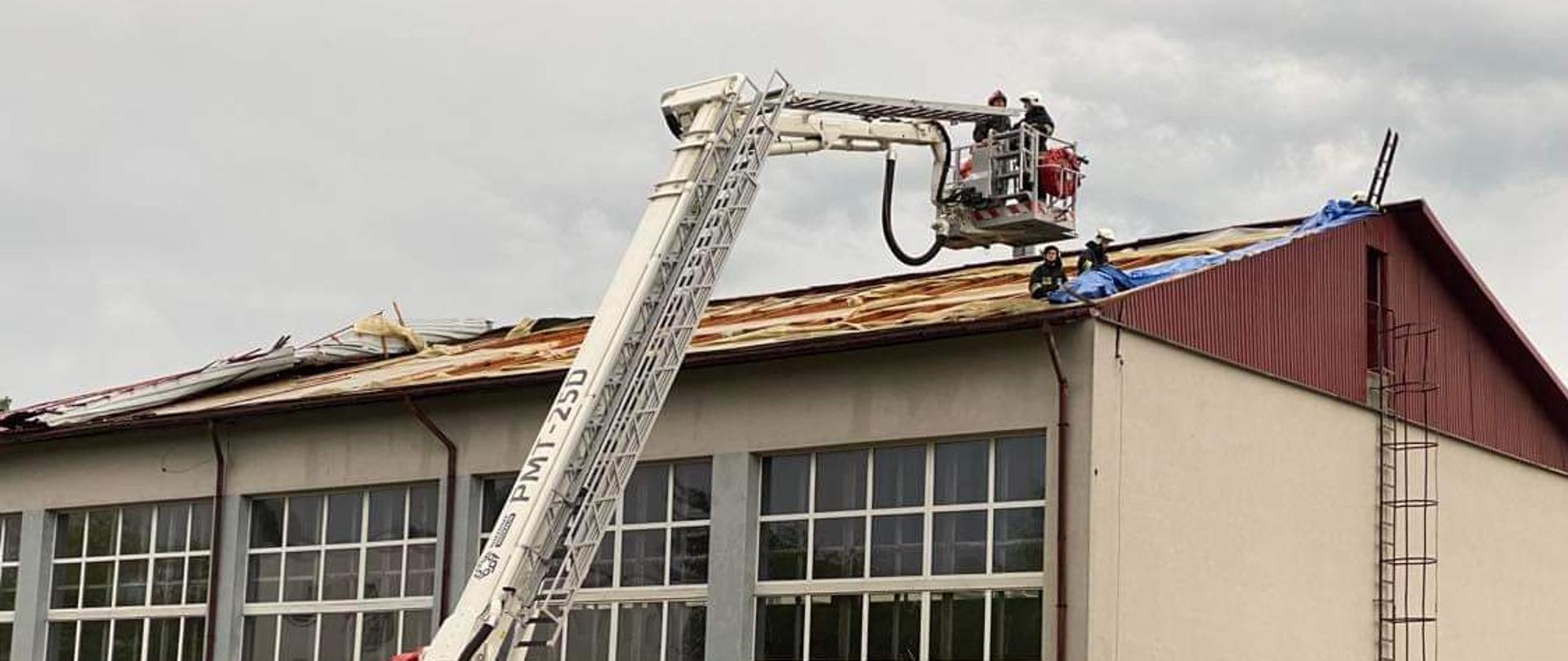 Gwałtowne opady deszczu i gradu 