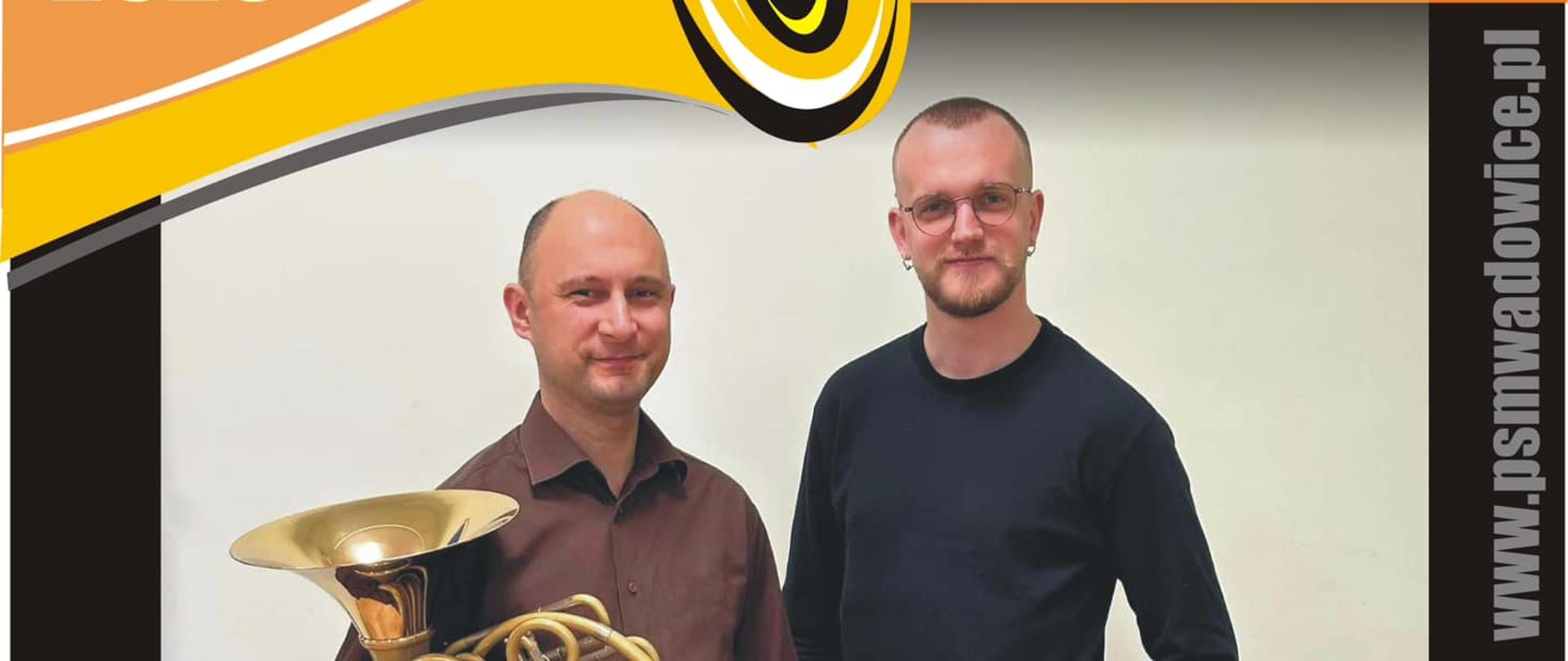 Koncert w ramach VI.OKUKID A. Kozłowski (waltornia) i M. Ivashkevych (fortepian) dnia 13.04.2025 o godz 19:00 na sali koncertowej w PSM I i II stopnia w Wadowicach. W programie utwory kompozytorów: A Wilder, P. Desmond, A. Piazolla, LE. Shaw, R Glier. Wstęp wolny, zapraszamy!