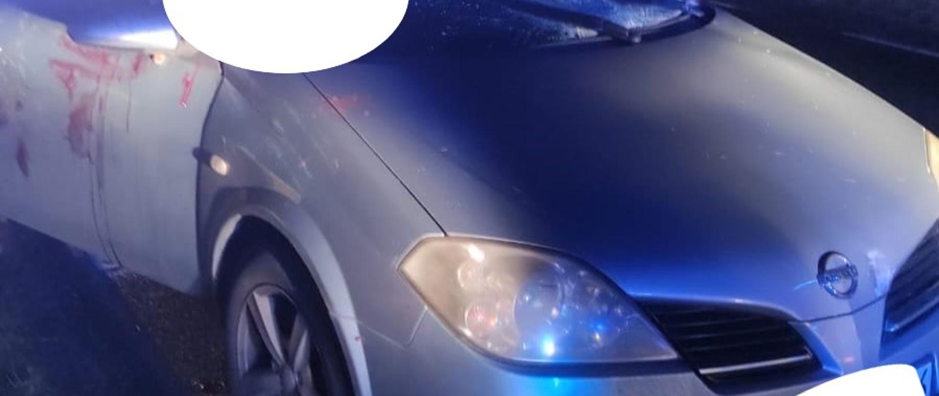 Zderzenie samochodu osobowego marki NISSAN PRIMERA z sarną na 35. kilometrze drogi wojewódzkiej nr 187 na wysokości miejscowości Urbanie. 