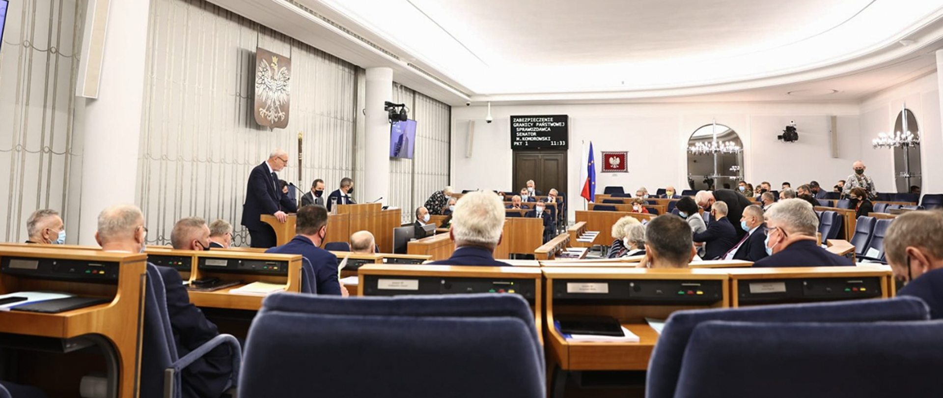 Sprawozdanie podczas posiedzenia plenarnego Senatu