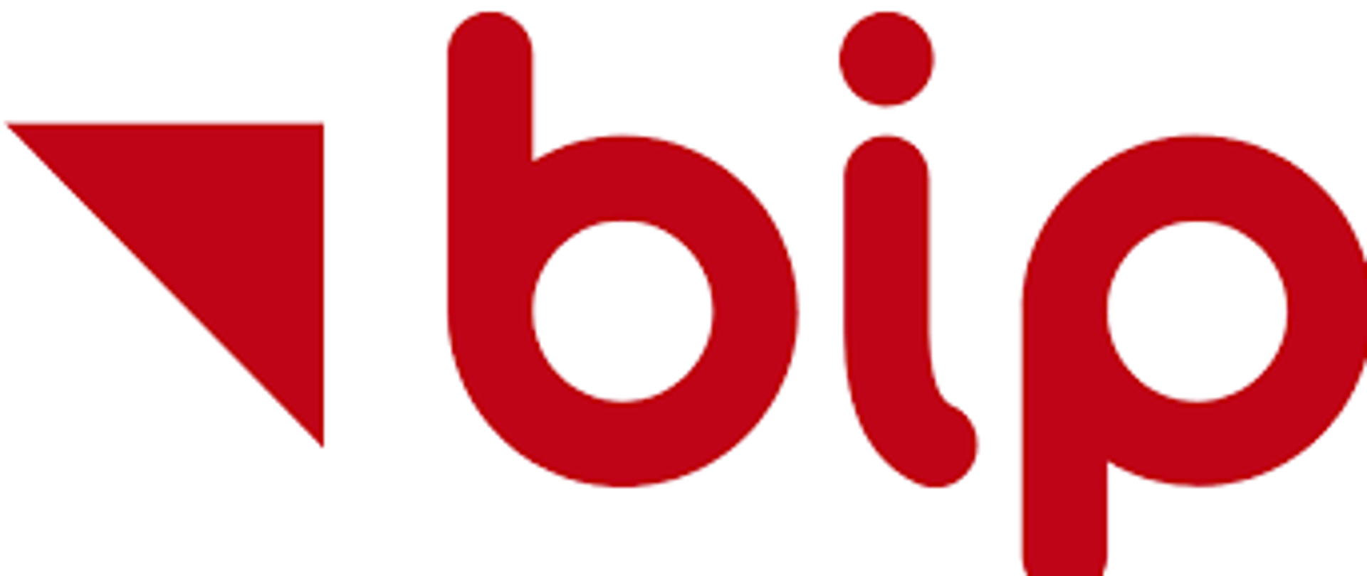 Logo Biuletynu Informacji Publicznej. Czerwony napis na białym tle