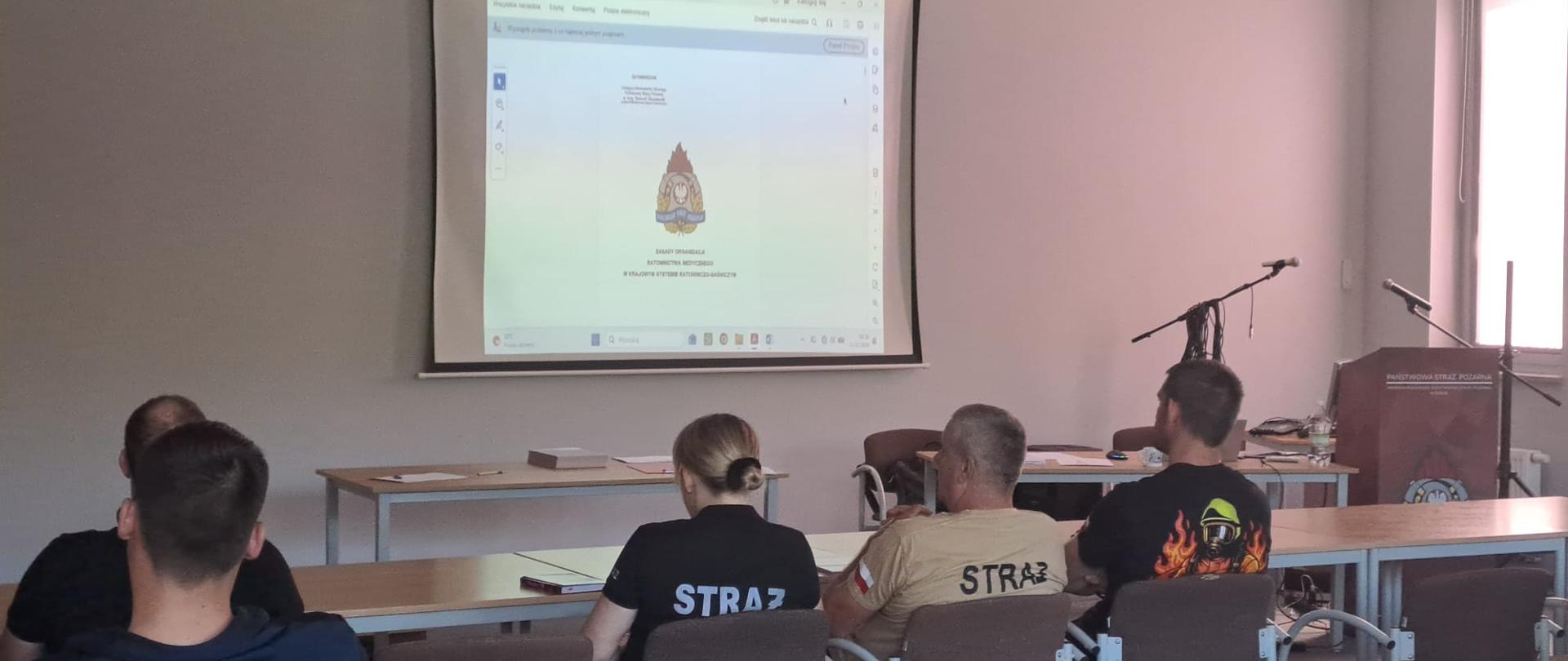 Spotkanie z druhami OSP dot. nowych zasad organizacji Rat-Med. 