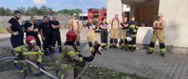 Strażacy podczas ćwiczeń