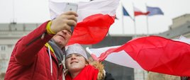 #mojaflaga - akcja „Niepodległej” na Dzień Flagi, fot Danuta matloch 