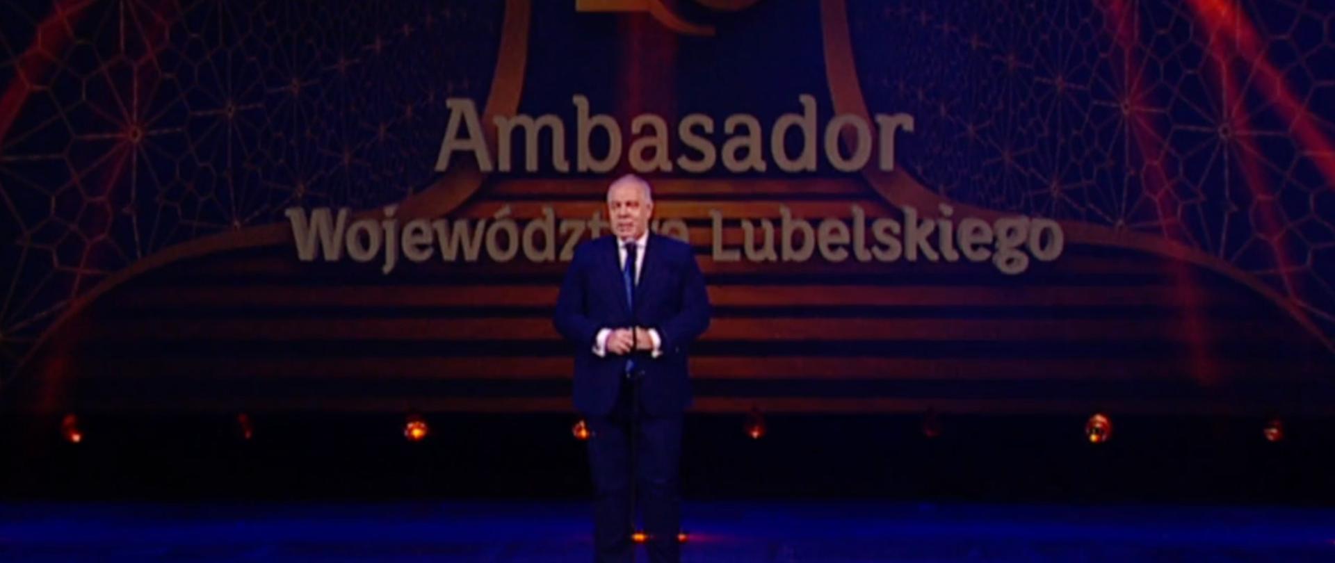 Wicepremier przemawia podczas wydarzenia