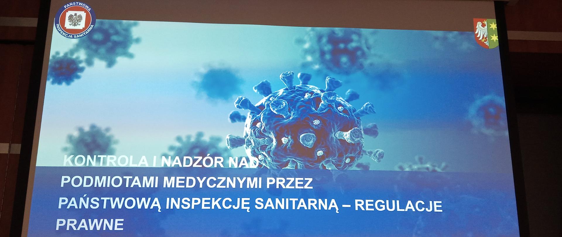 baner informujący o szkoleniu dla pracowników Pionu Epidemiologii