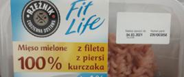 Mięso mielone z fileta z piersi kurczaka