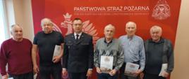 Uroczyste wręczenie decyzji o przyznaniu świadczenia ratowniczego druhom Ochotniczych Straży Pożarnych z terenu powiatu obornickiego.