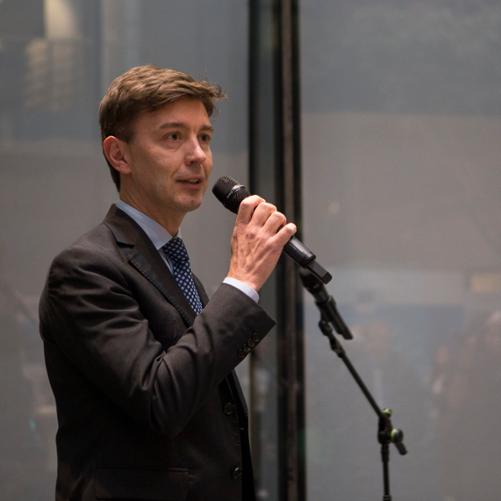 Smiling man in a suit