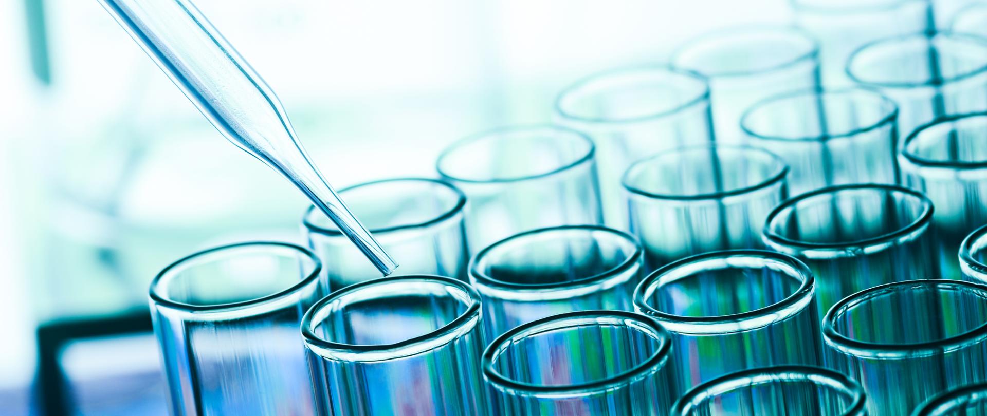 laboratory test tubes