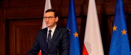 Premier Rzeczypospolitej Polskiej przemawia podczas Konwentu Morskiego.