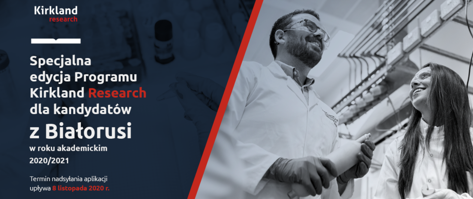 Informujemy, że rozpoczęła się procedura rekrutacyjna na specjalną edycję Programu Kirkland Research dla kandydatów z Białorusi. 