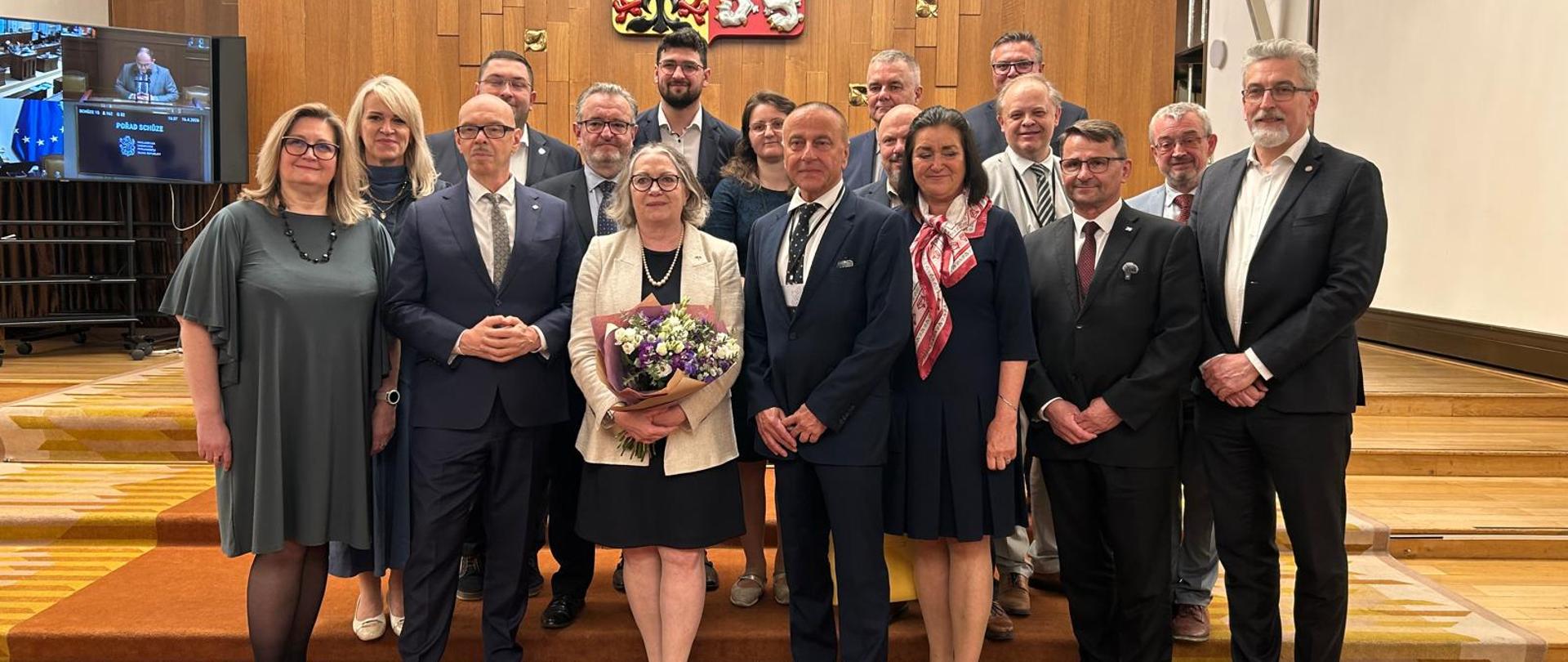 Zdjęcie z Międzyparlamentarną Grupą przyjaźni Czechy Polska