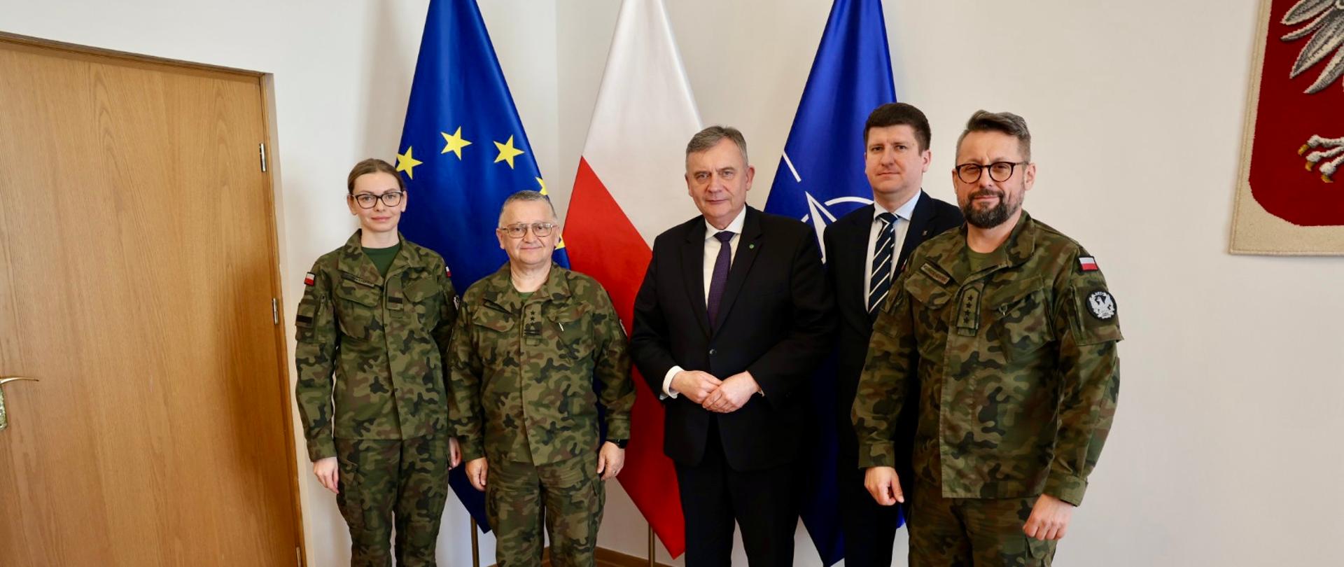 Spotkanie wiceministra Pawła Bejdy i prezesa Agencji Mienia Wojskowego z Przewodniczącymi Konwentów Dziekanów 