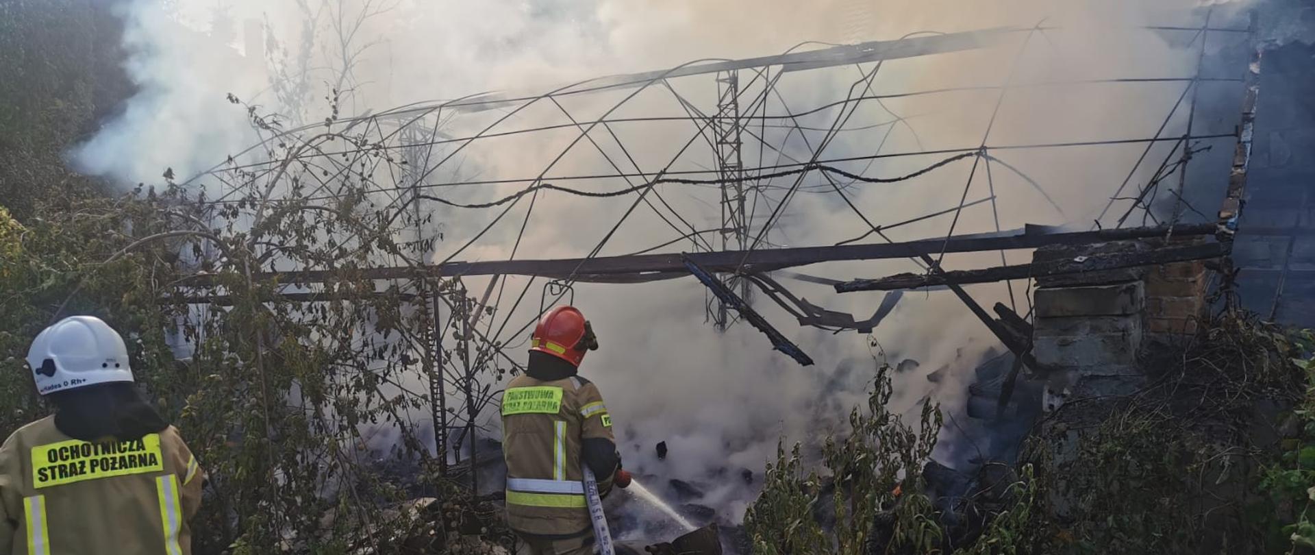 Zdjęcie pożar w Zawichoście