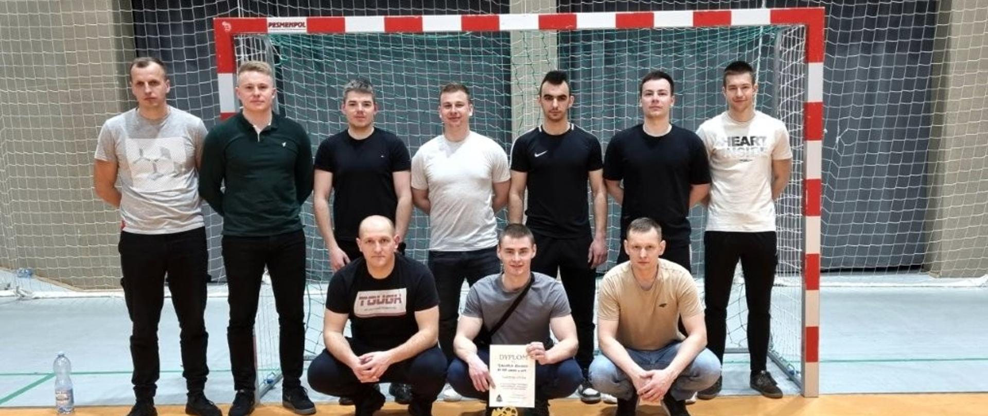 Na zdjęciu strażacy podczas zawodów