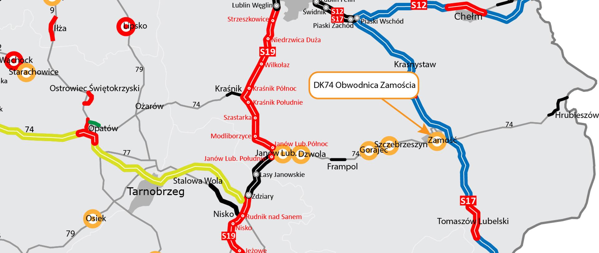 Obwodnica Zamościa powstanie w ramach programu budowy 100 obwodnic