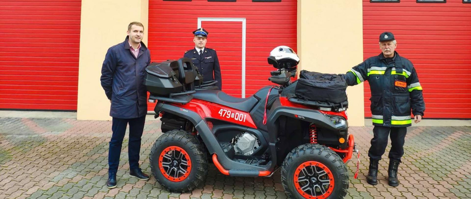 Oficjalne przekazanie quada jednostce OSP Mielnik