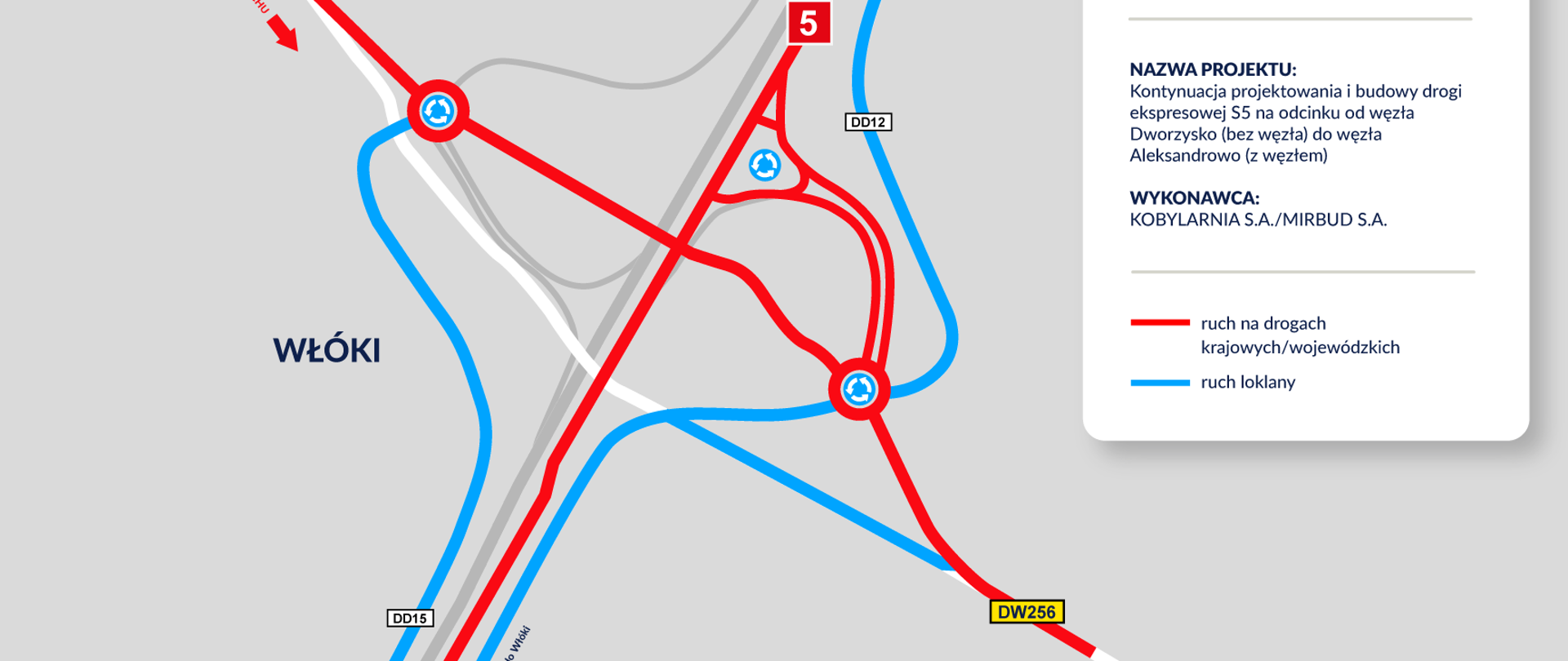 Zmiana organizacji ruchu na S5 węzeł Trzeciewiec