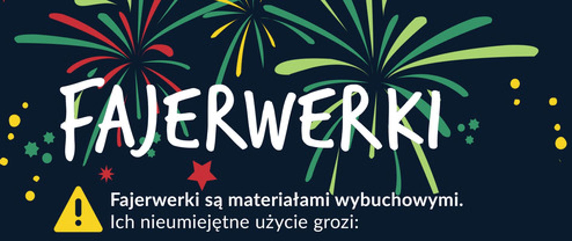 Plakat akcji Fajerwerki