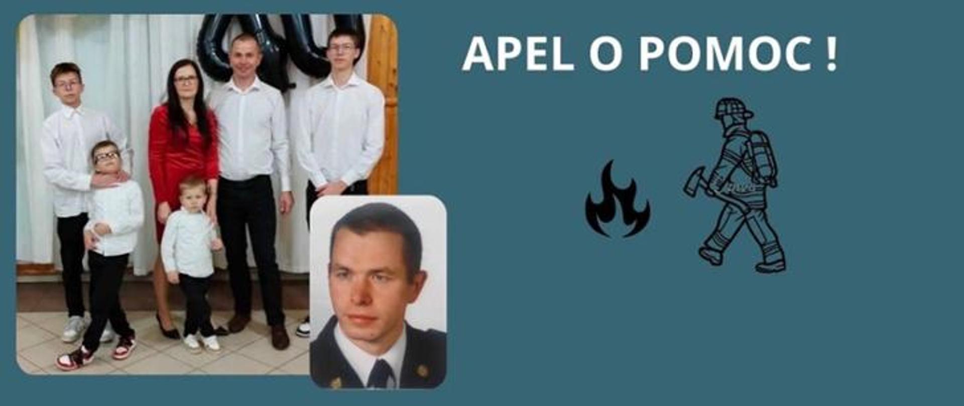 Apel o pomoc dla strażaka z Węgrowa