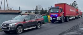 Konwój samochodów Państwowej Straży Pożarnej z pomocą humanitarną dla Turcji
