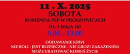 Zostań honorowym dawcą krwi - plakat