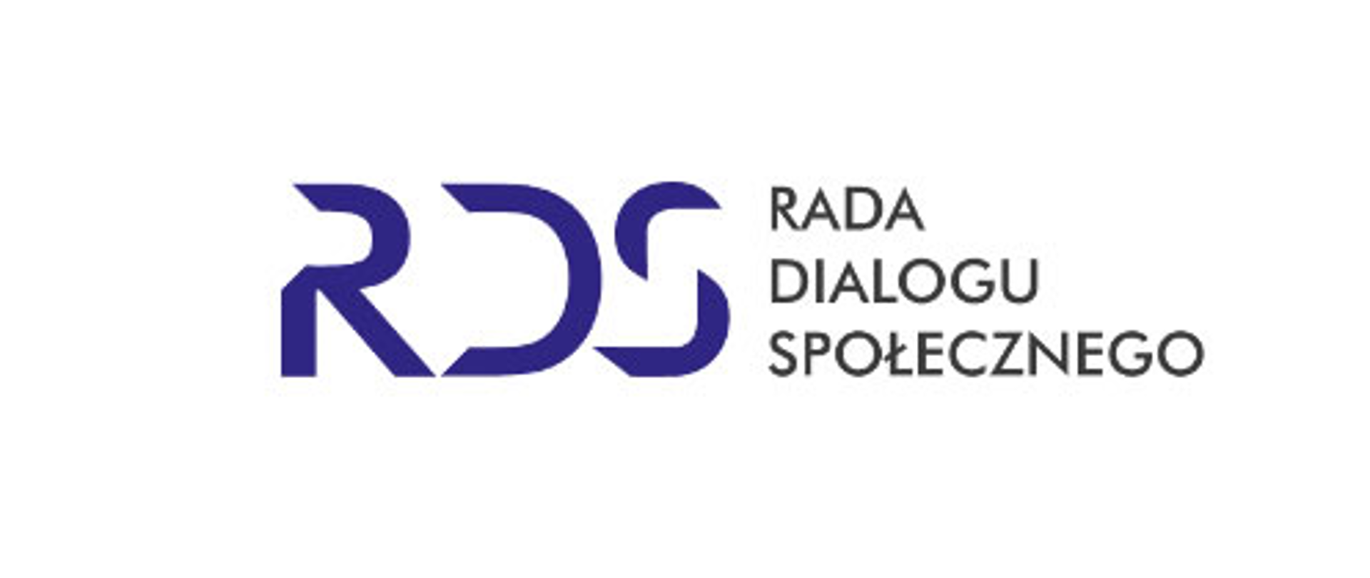 napis Rada Dialogu Społecznego i logotyp - skrót RDS