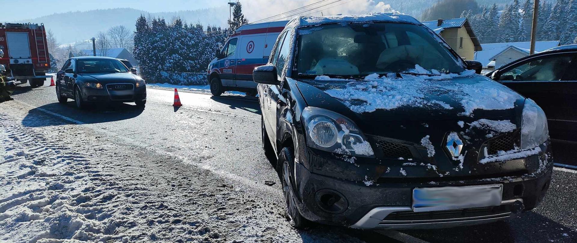 Samochody uczestniczące w zdarzeniu