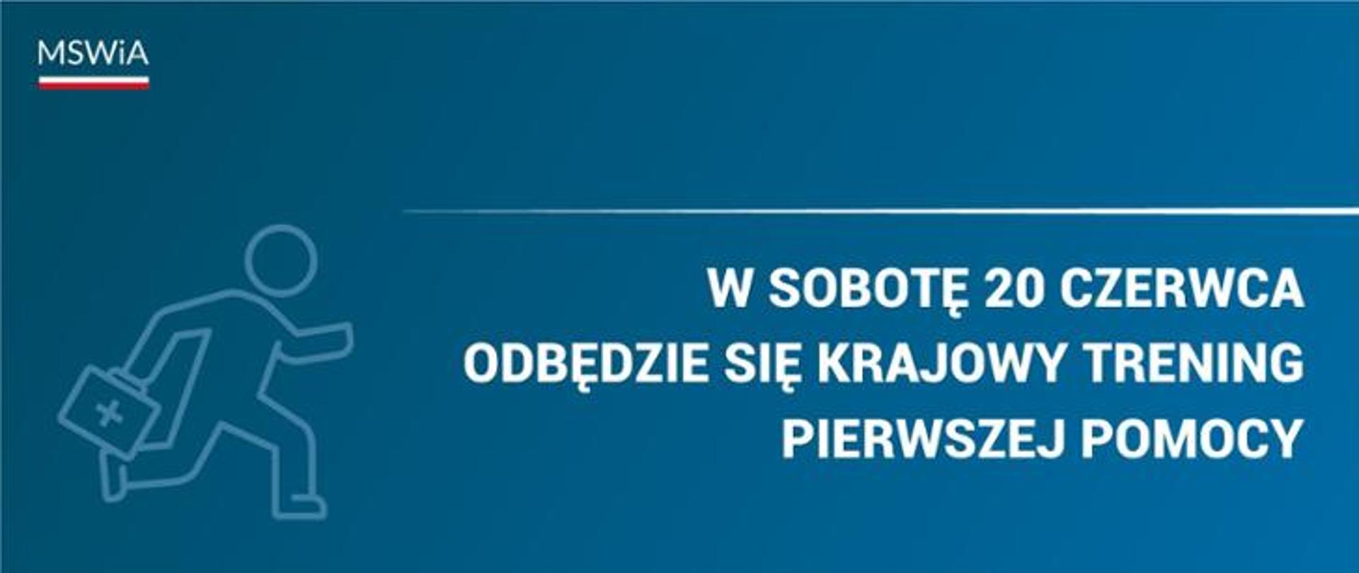  20 czerwca odbędzie się krajowy trening pierwszej pomocy