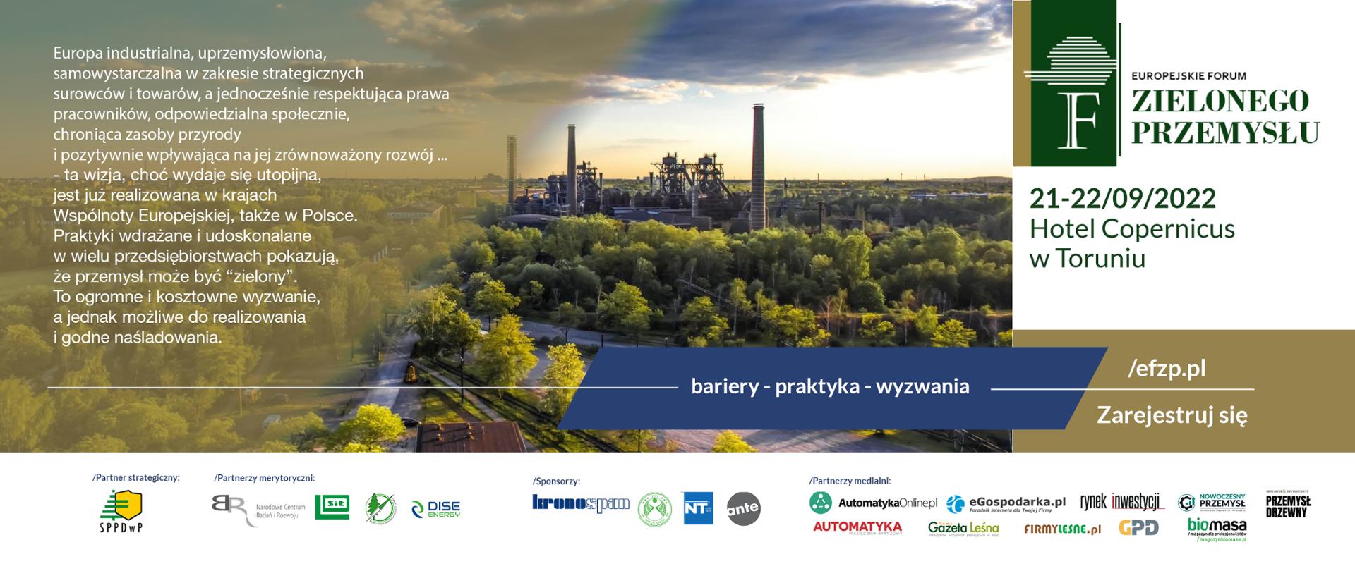 Europejskie Forum Zielonego Przemysłu po raz pierwszy w Toruniu 