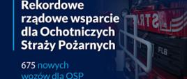 Rekordowe wsparcie dla Ochotniczych Straży Pożarnych