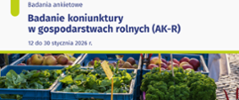 Kolejna edycja Badania koniunktury w gospodarstwach rolnych (AK-R)