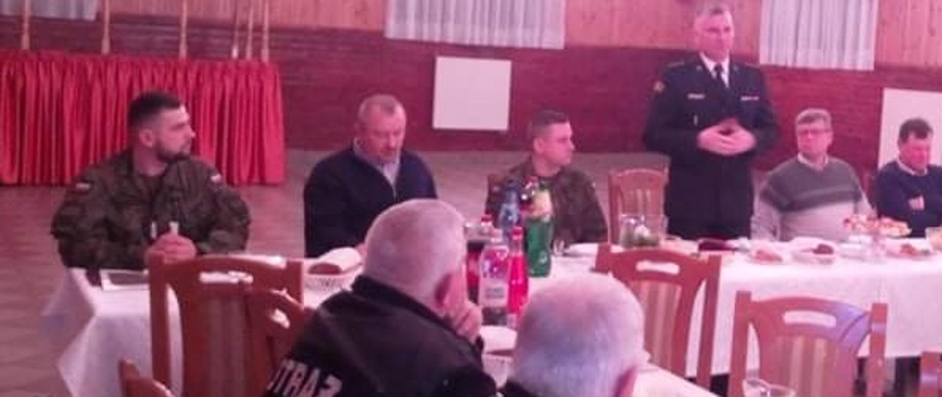 Zebranie sprawozdawcze w OSP KSRG Dąbrowa Moczydły 