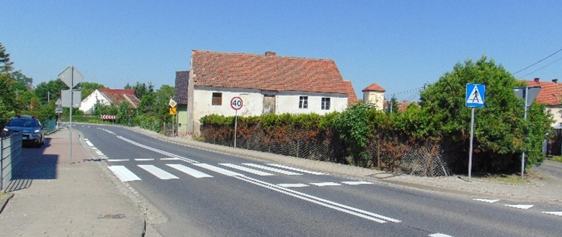 DK39 Karczyn przejście, które zostanie doświetlone